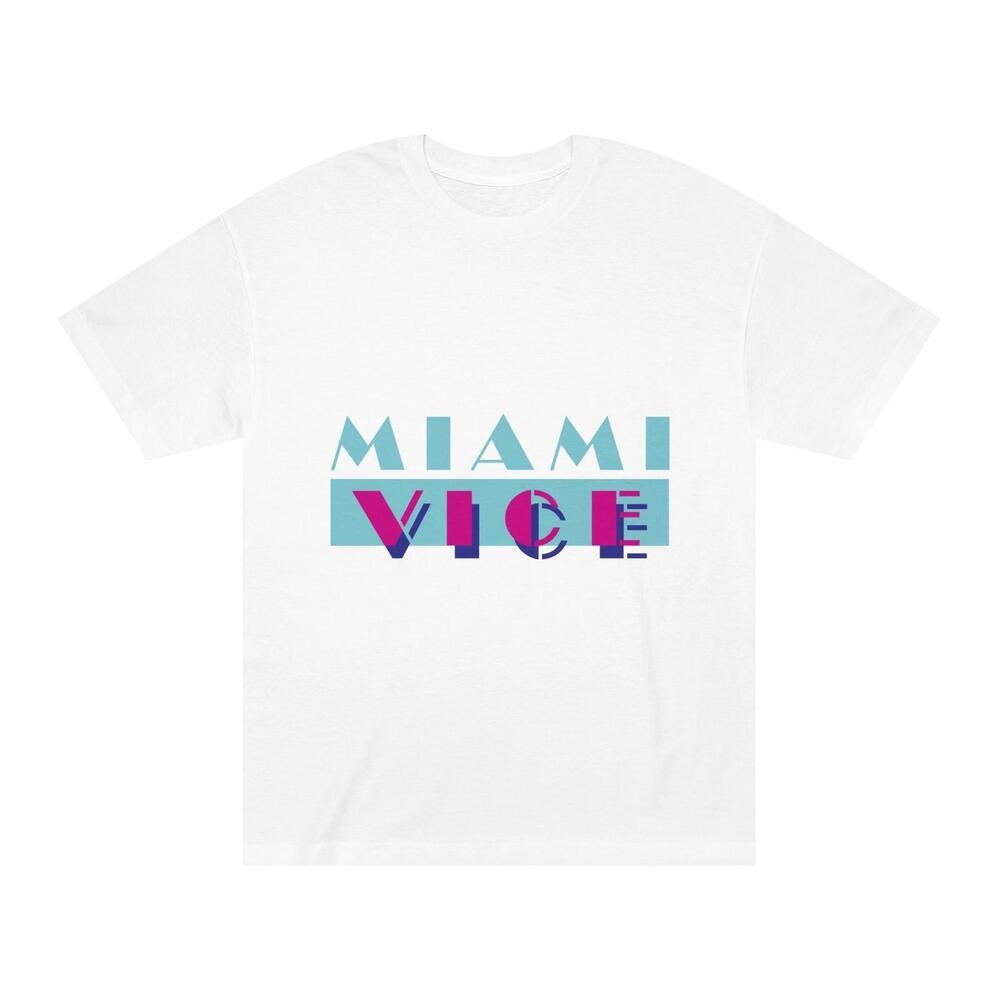 Miami Heat Vice White T Shirt M 3Xl New